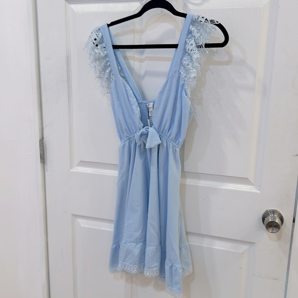 Peixoto NWT Farrah Dress in Cotton Blue